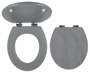 FERRO CAPAC WC MDF INCHIDERE LENTA DECOR PIATRA INCHISA