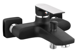 FERRO BATERIE PERETE CADA/DUS SQUARE, NEGRU FARA ACCESORII