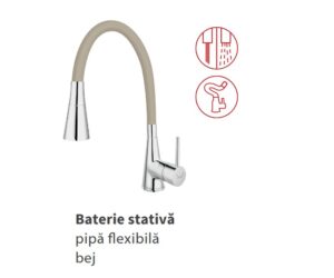 FERRO BATERIE STATIVA BUCATARIE PIPA ELASTICA BEJ ZUMBA II